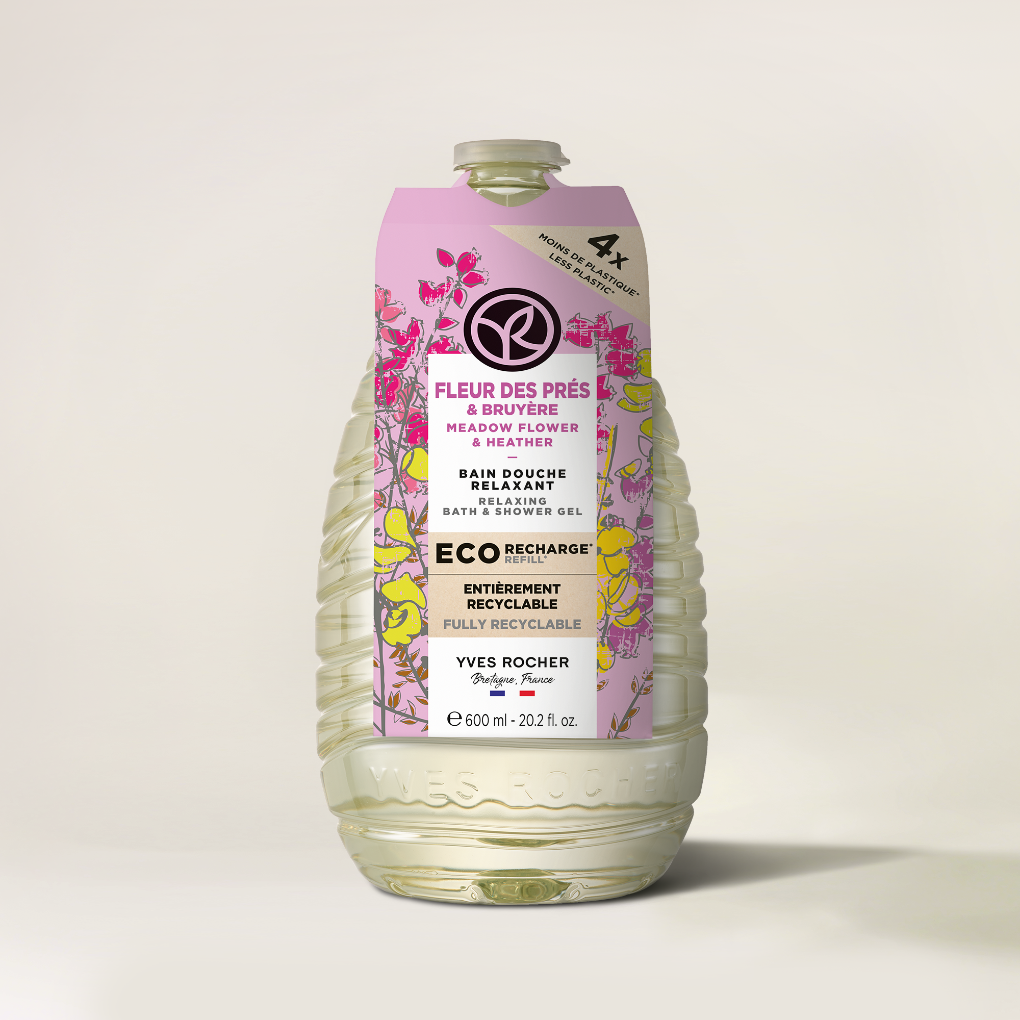 Eco-Refill Fields' Flower & Heather Bath & Shower Gel