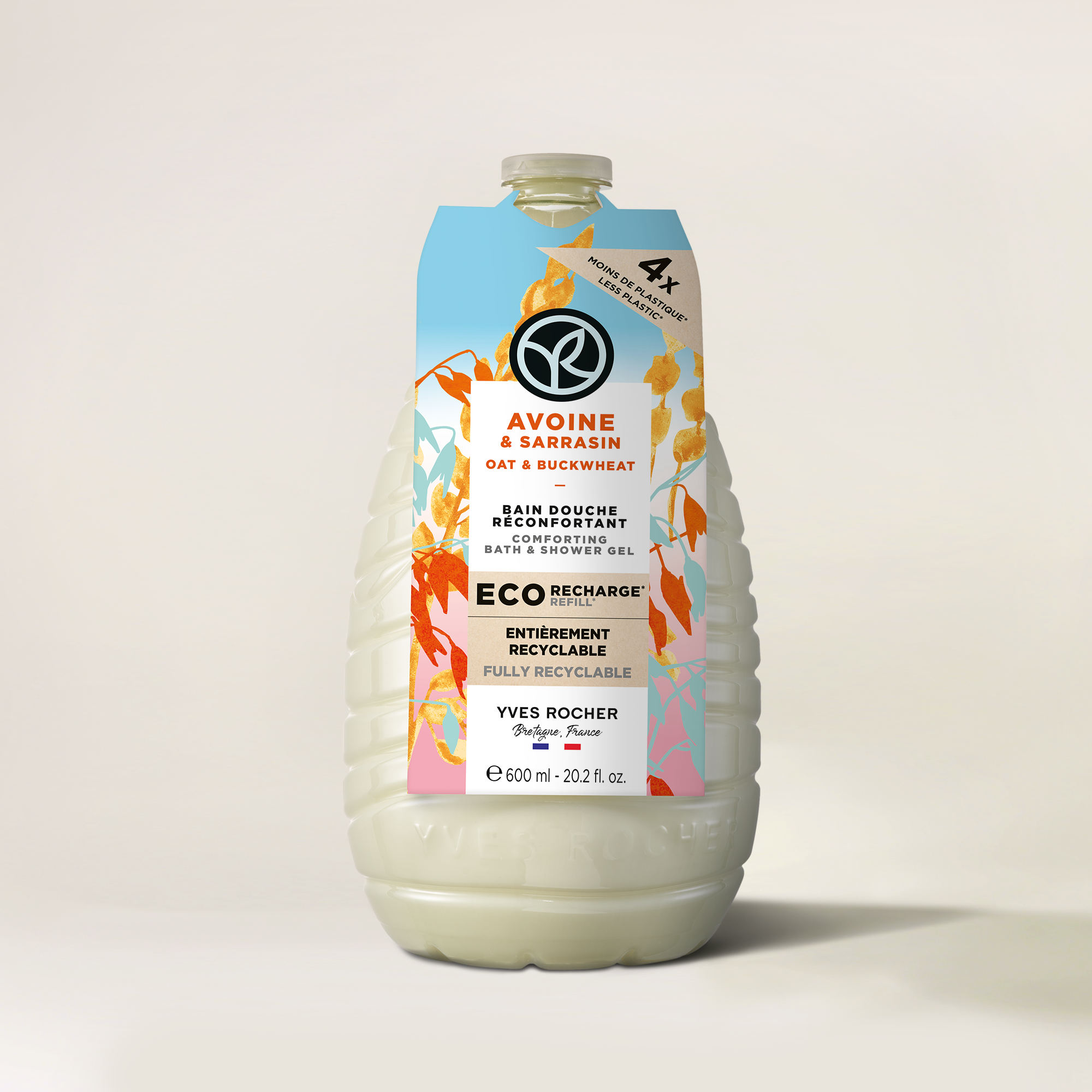 Eco-Refill Oat & Buckwheat Bath & Shower Gel