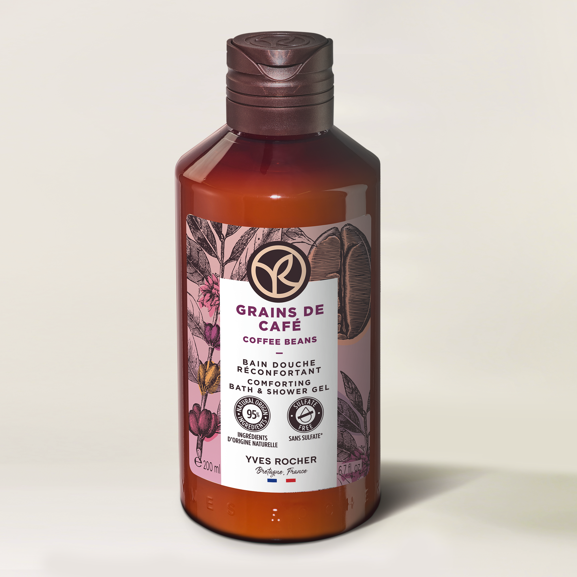 Coffee Beans Comforting Bath & Shower Gel - 200 ml