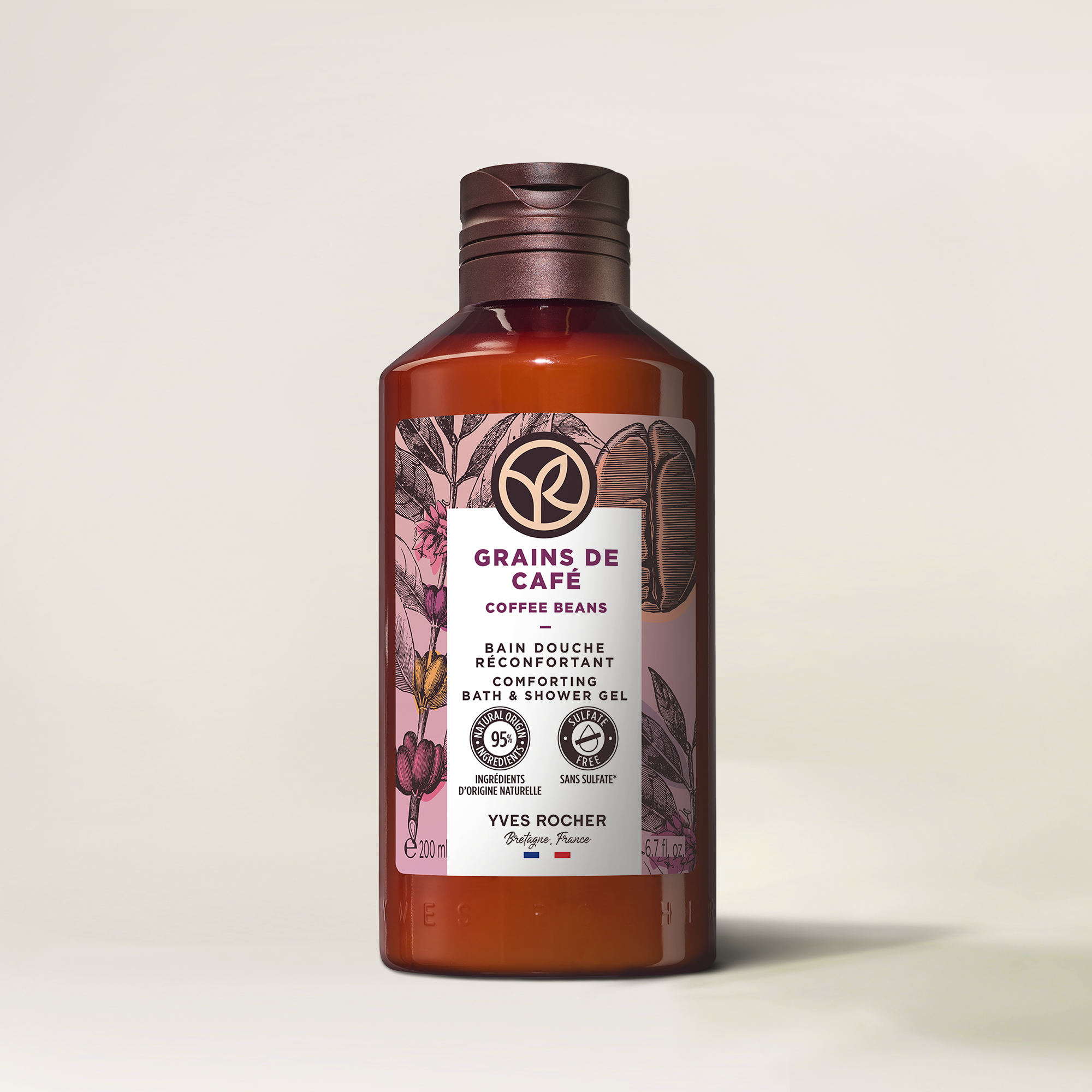 Coffee Beans Comforting Bath & Shower Gel - 200 ml
