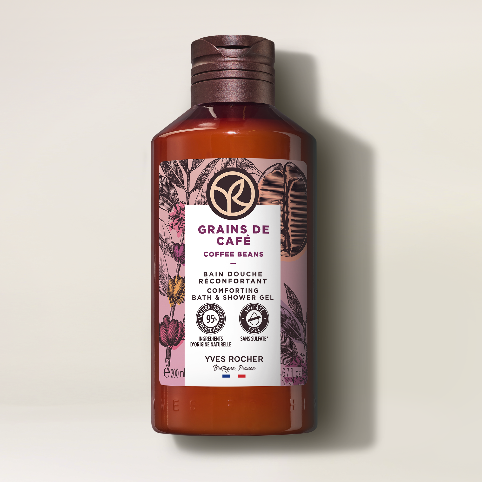 Coffee Beans Comforting Bath & Shower Gel - 200 ml