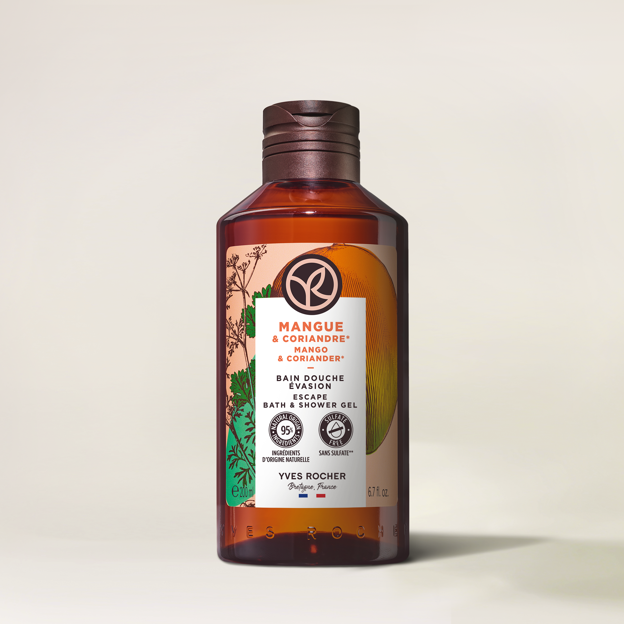 Mango & Coriander Escape Bath & Shower Gel - 200 ml