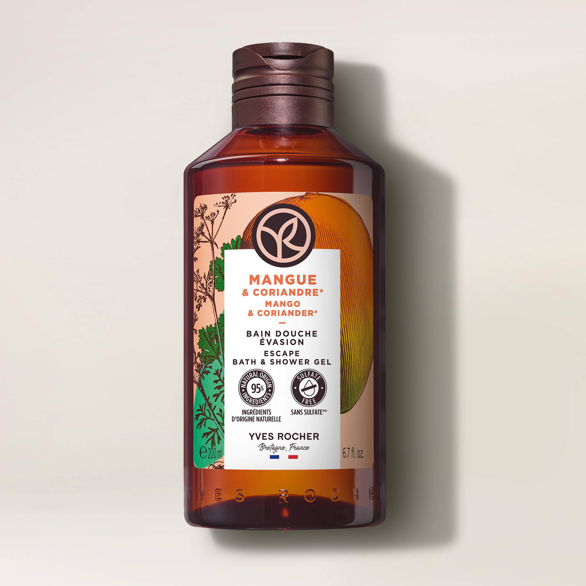 Mango & Coriander Escape Bath & Shower Gel - 200 ml