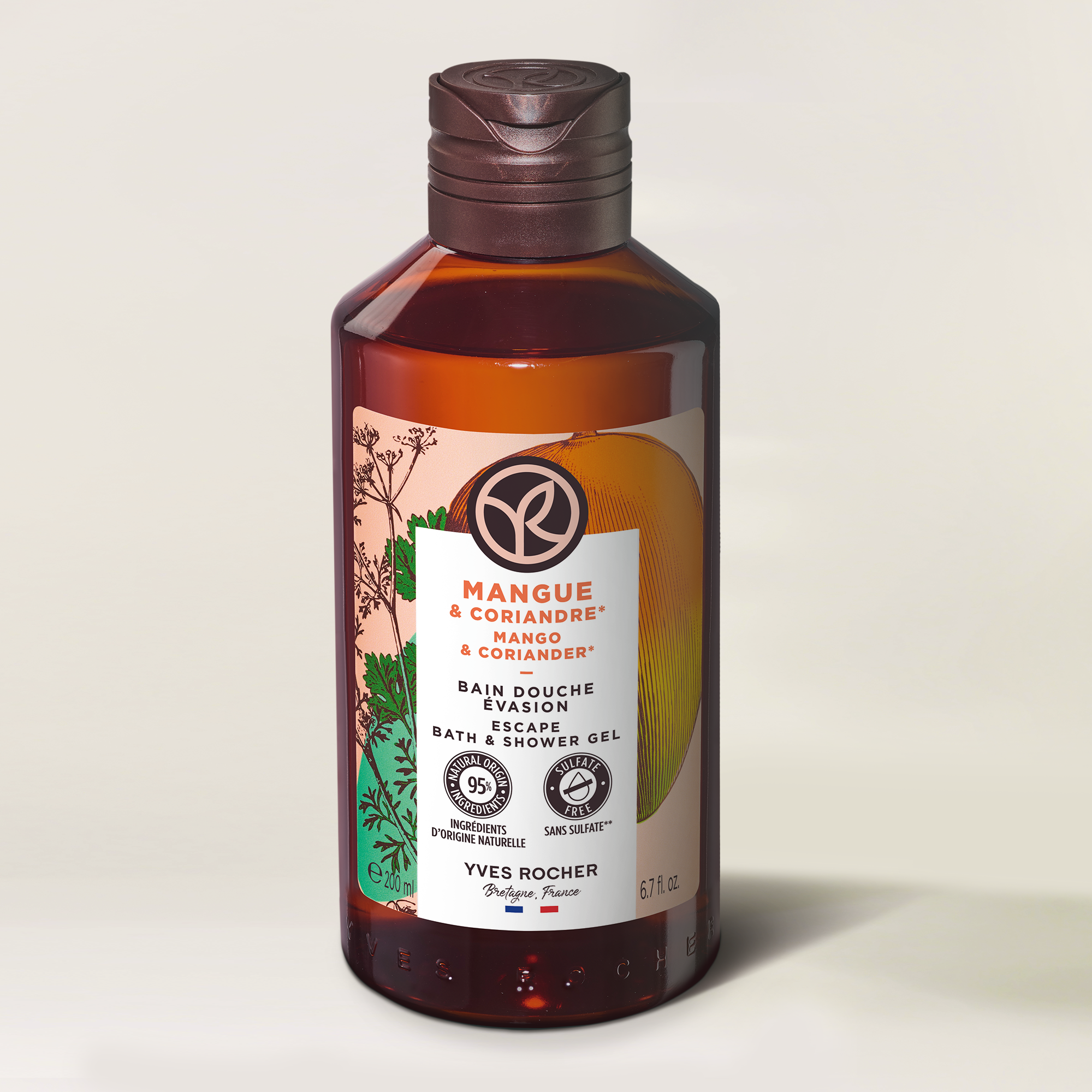 Mango & Coriander Escape Bath & Shower Gel - 200 ml