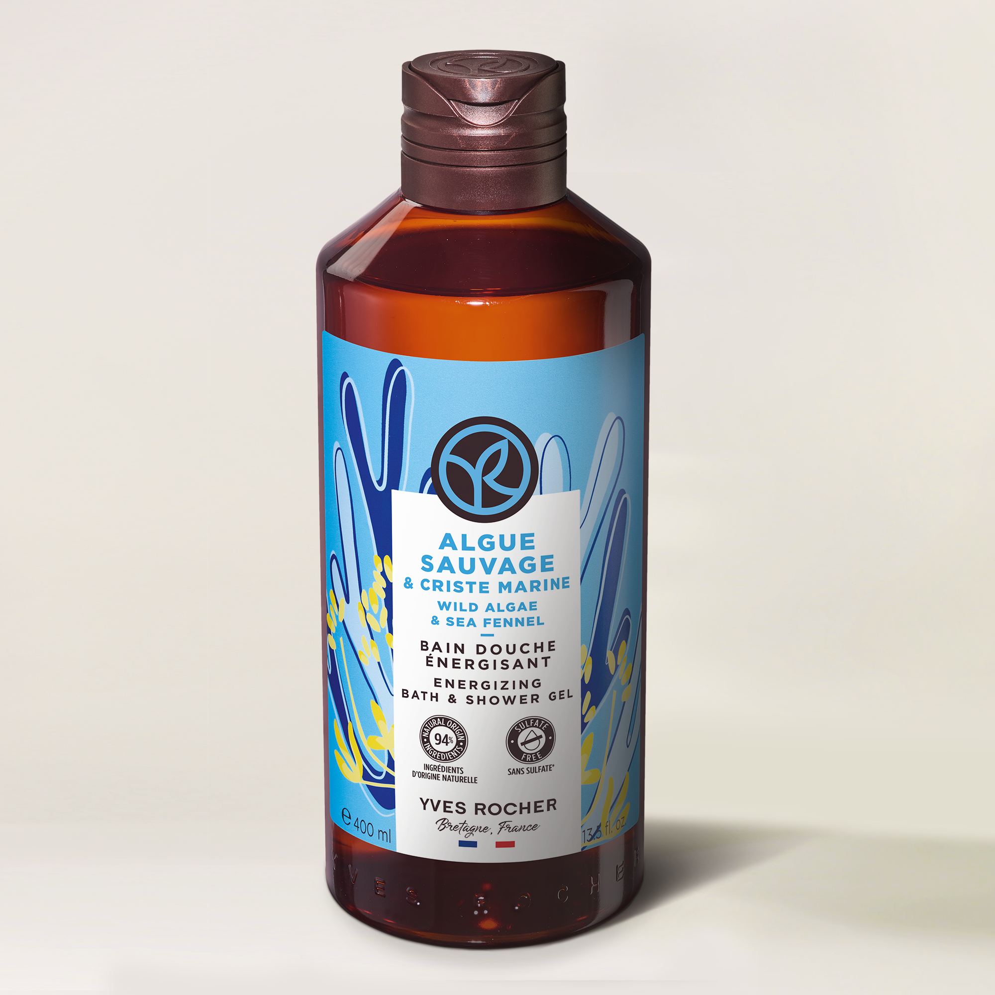 Wild Algae & Sea Fennel Energizing Bath & Shower Gel - 400 ml