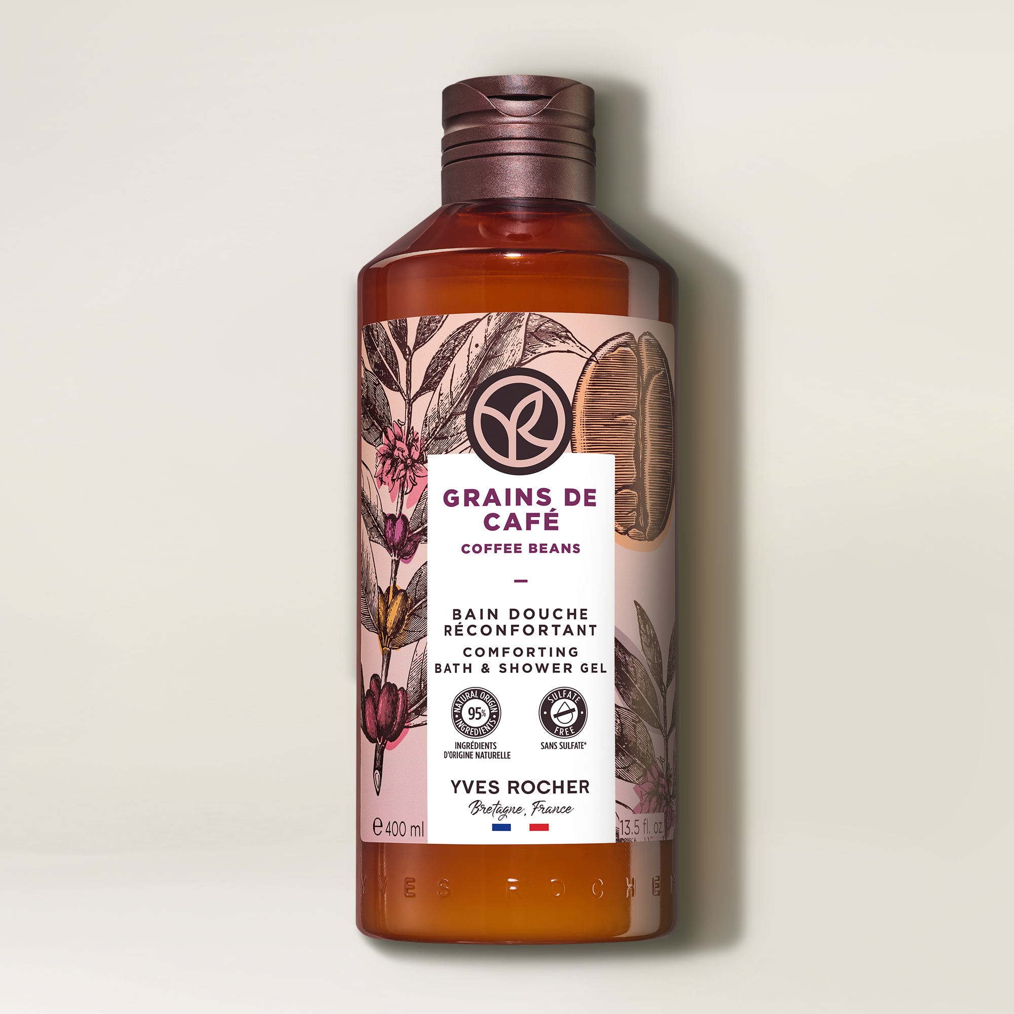 Coffee Beans Comforting Bath & Shower Gel - 400 ml