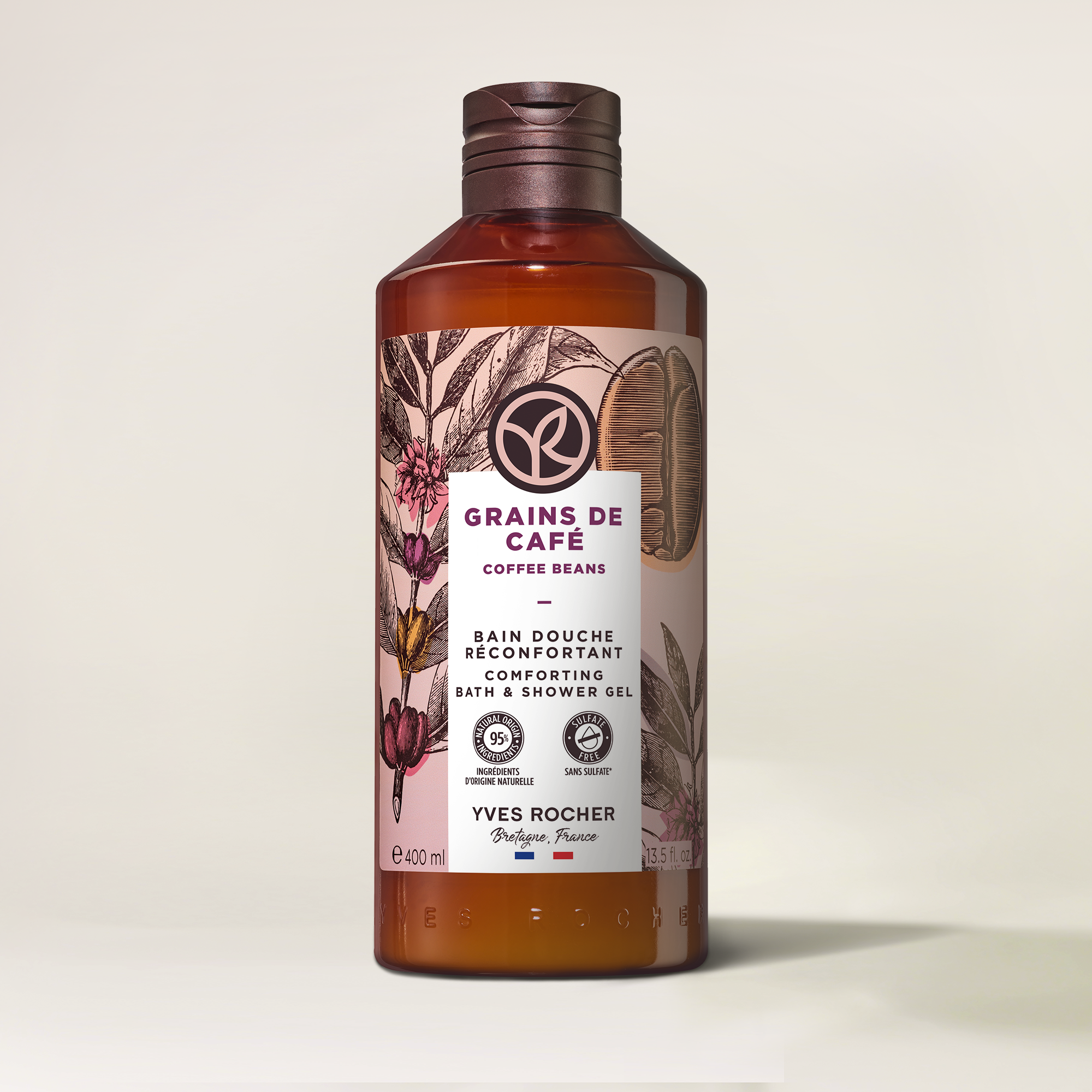 Coffee Beans Comforting Bath & Shower Gel - 400 ml