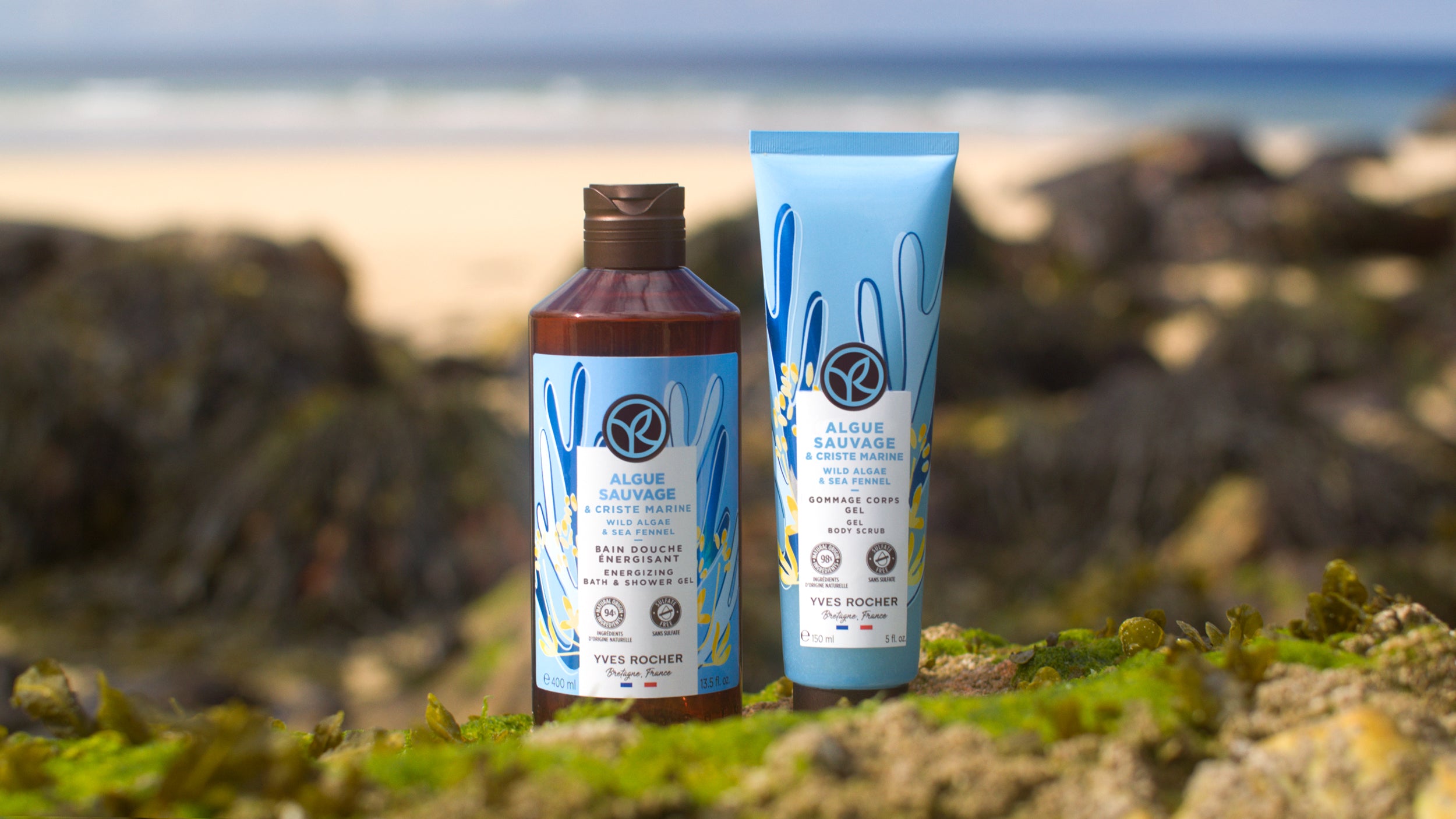 Wild Algae & Sea Fennel Energizing Bath & Shower Gel - 400 ml