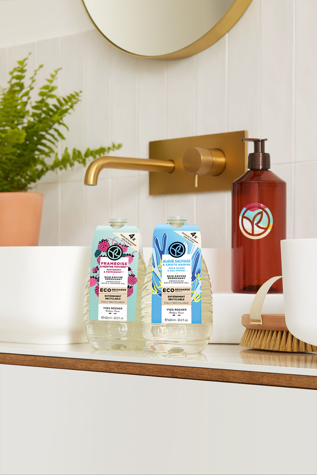 Eco-Refill Raspberry & Peppermint Bath & Shower Gel