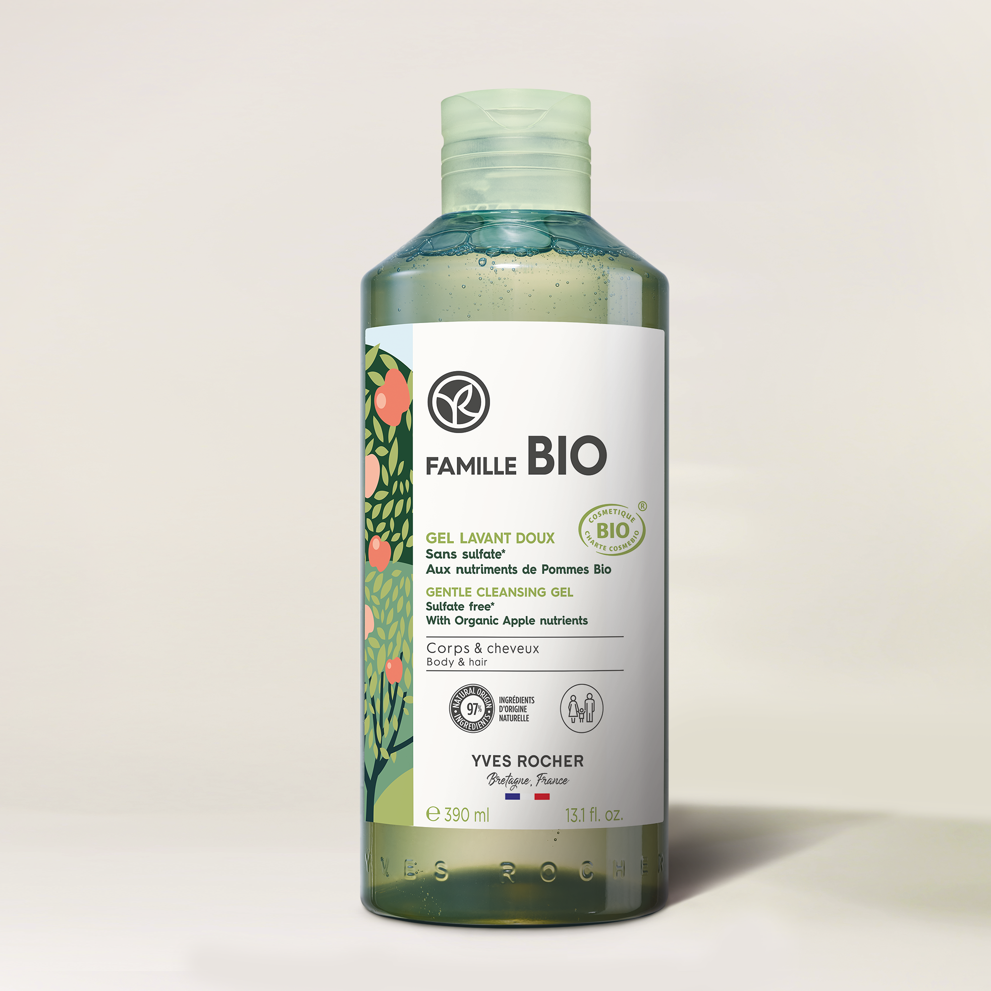 2-in-1 Gentle Cleansing Gel for body & hair