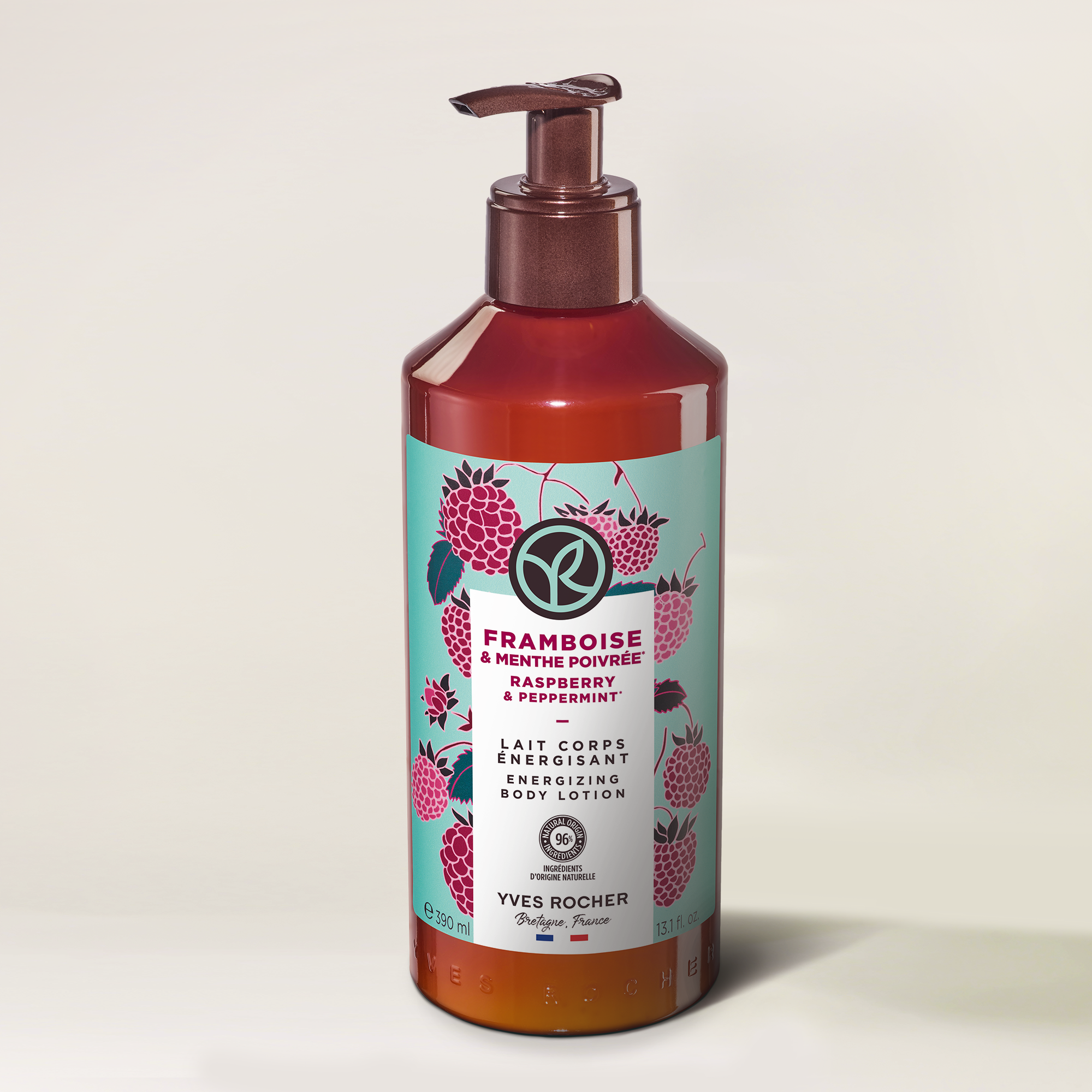 Raspberry & Peppermint Energizing Body Lotion