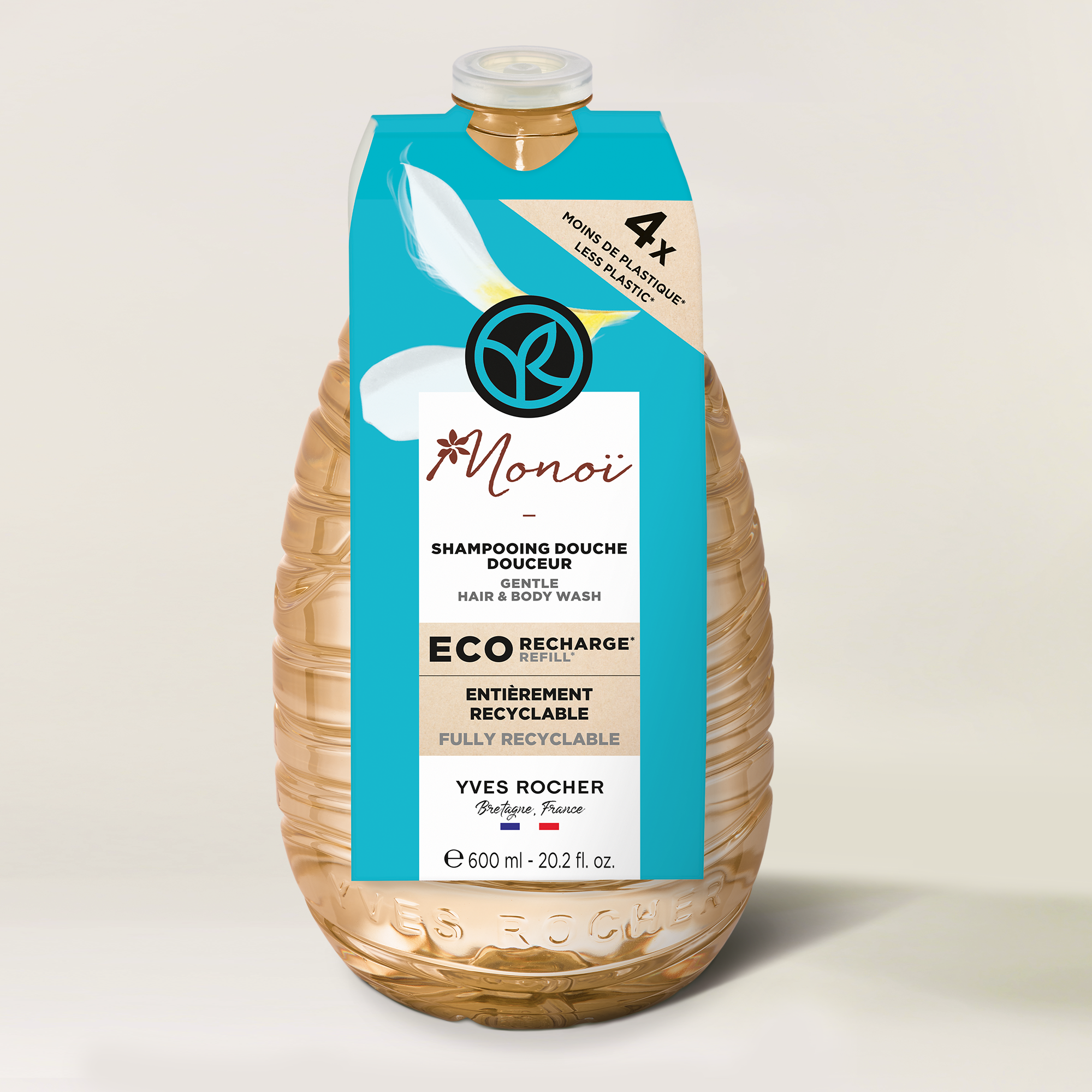 Eco-Refill Hair & Body Wash Monoi 600ml