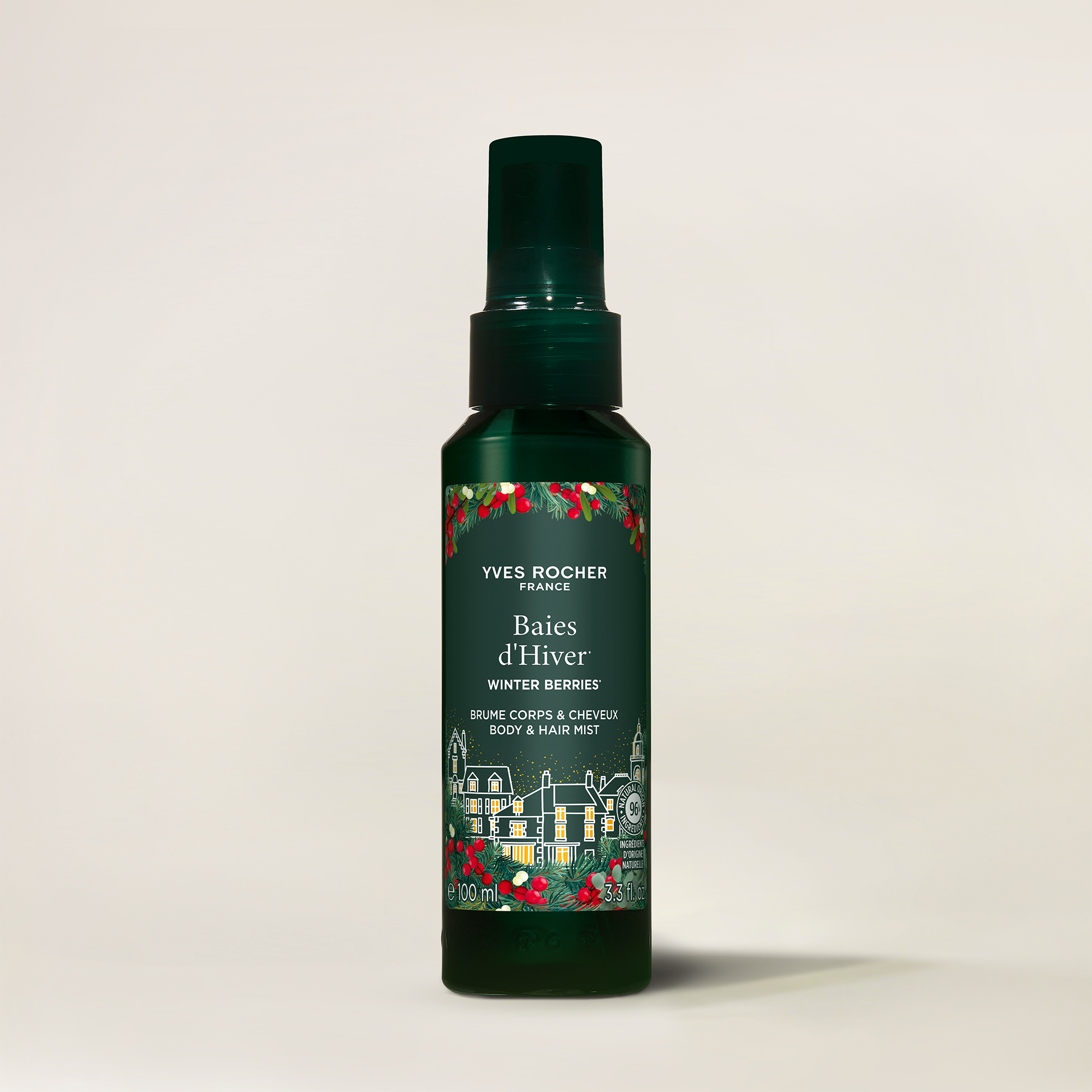 Body & Hair Mist Winter Berries Spray bottle