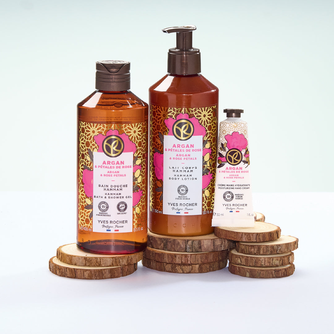 Argan & Rose Petals Hammam Bath & Shower Gel - 400 ml