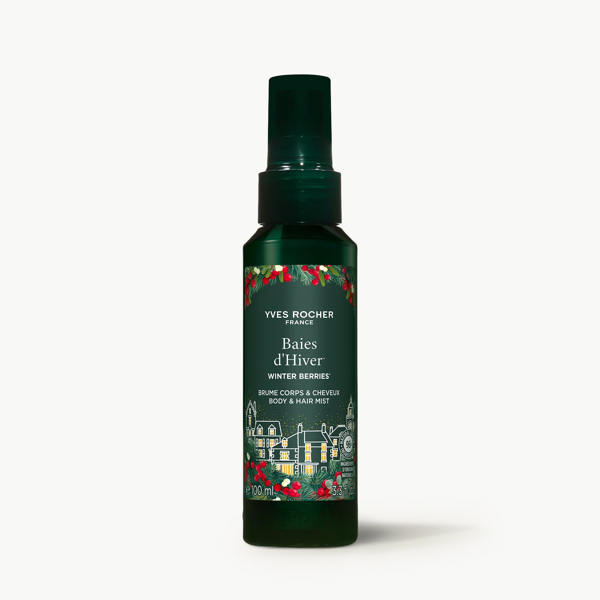 Body & Hair Mist Winter Berries Spray bottle