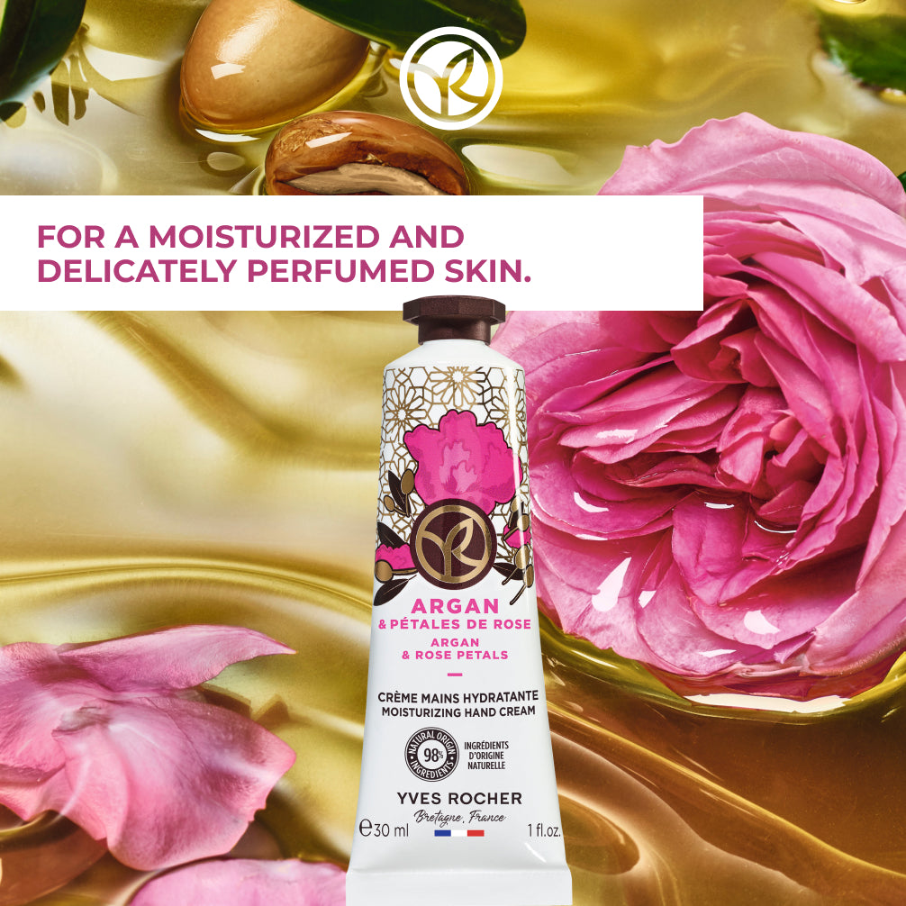 Argan & Rose Petals Moisturizing Hand Cream