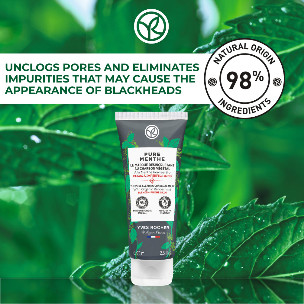 Pore Clearing Charcoal Mask - Pure Menthe