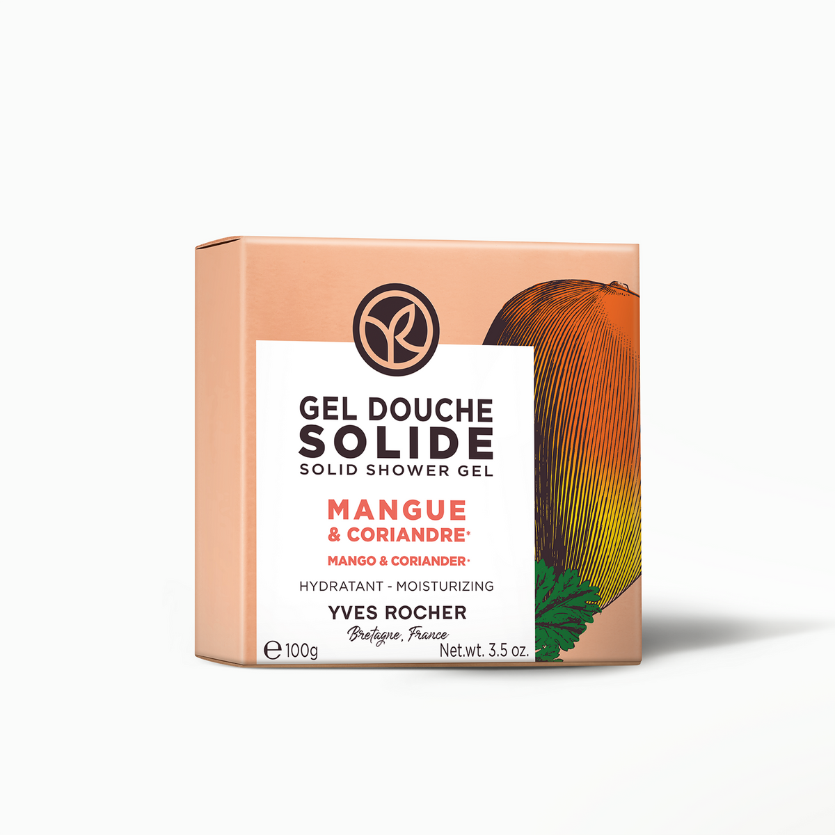 Moisturizing Solid Shower Gel - Mango & Coriander