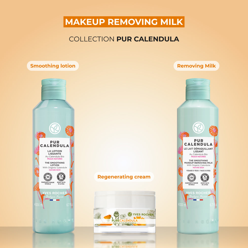Smoothing Makeup Removing Milk - Pur Calendula