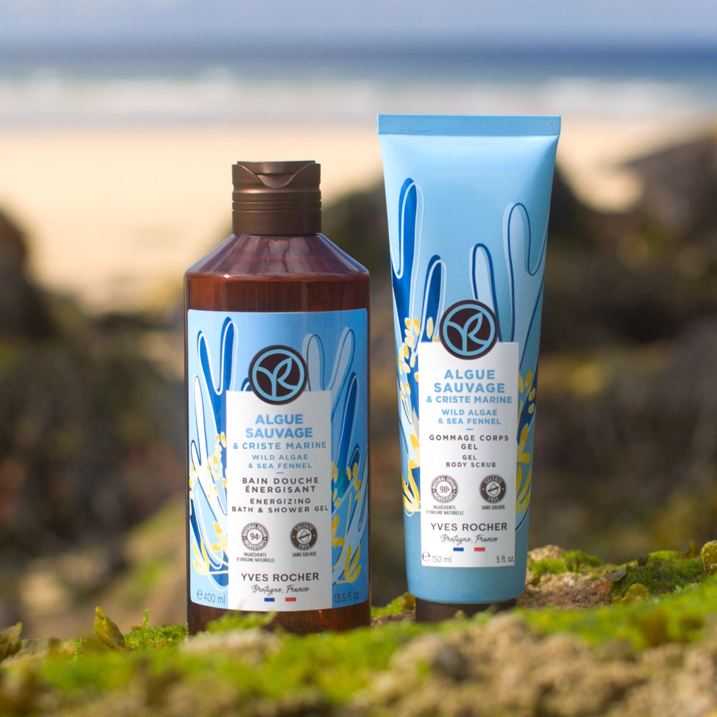 Wild Algae & Sea Fennel Energizing Bath & Shower Gel - 400 ml