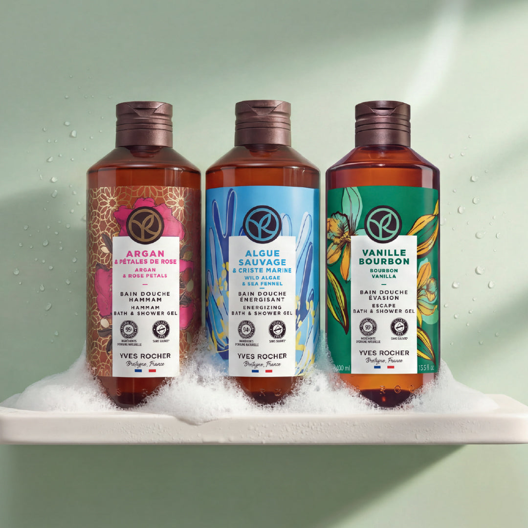 Argan & Rose Petals Hammam Bath & Shower Gel - 400 ml