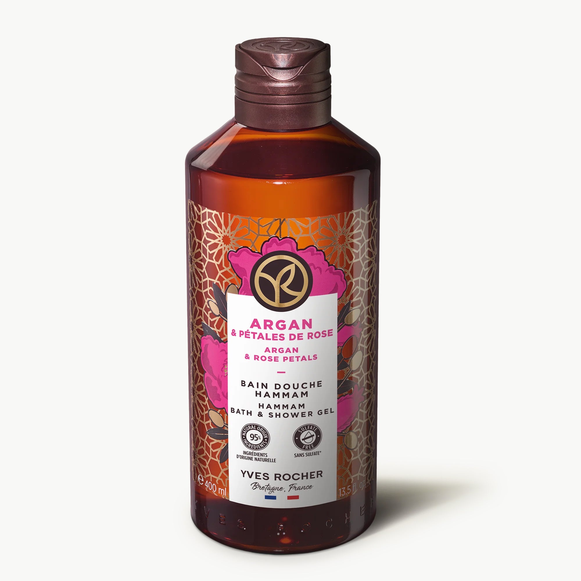 Argan & Rose Petals Hammam Bath & Shower Gel - 400 ml