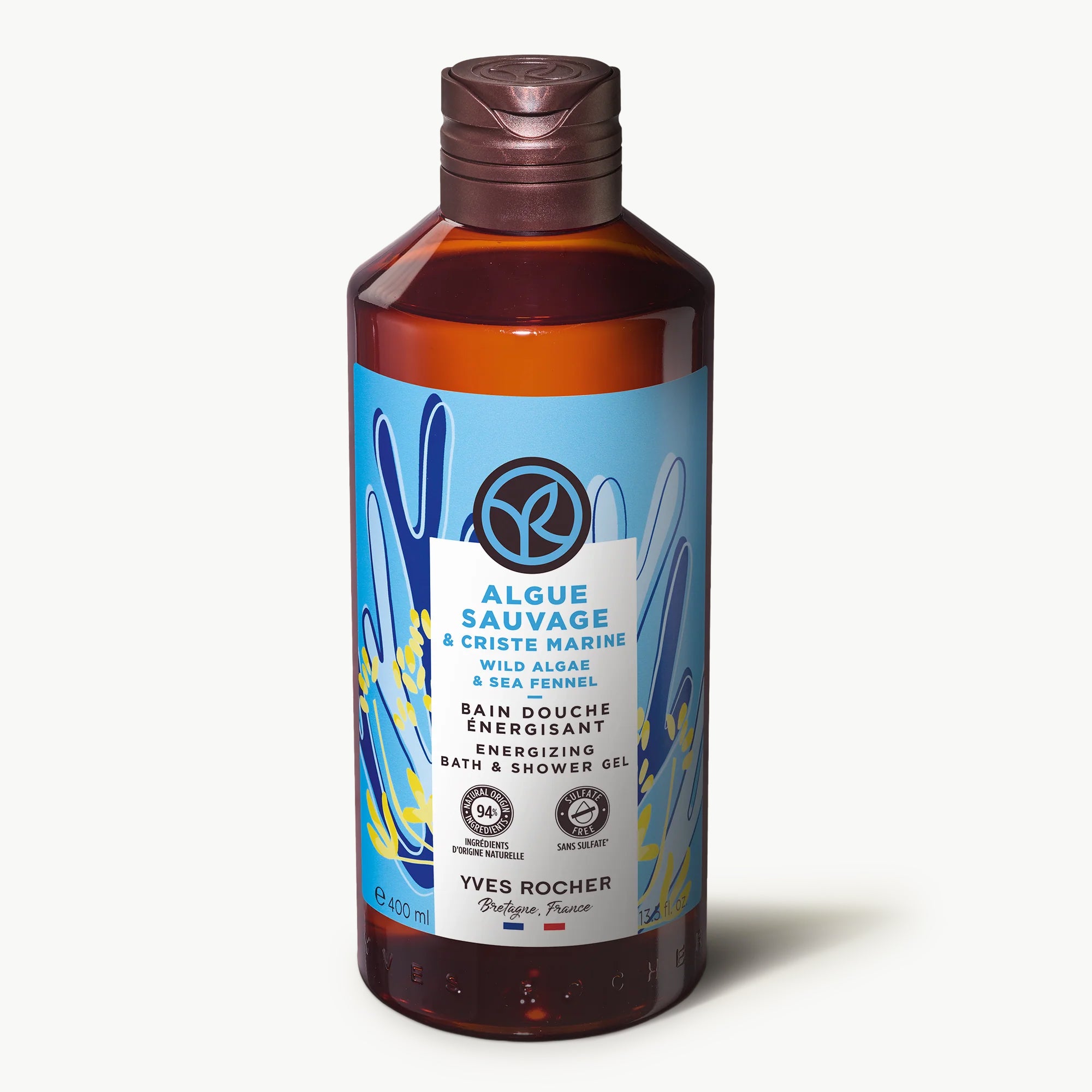 Wild Algae & Sea Fennel Energizing Bath & Shower Gel - 400 ml