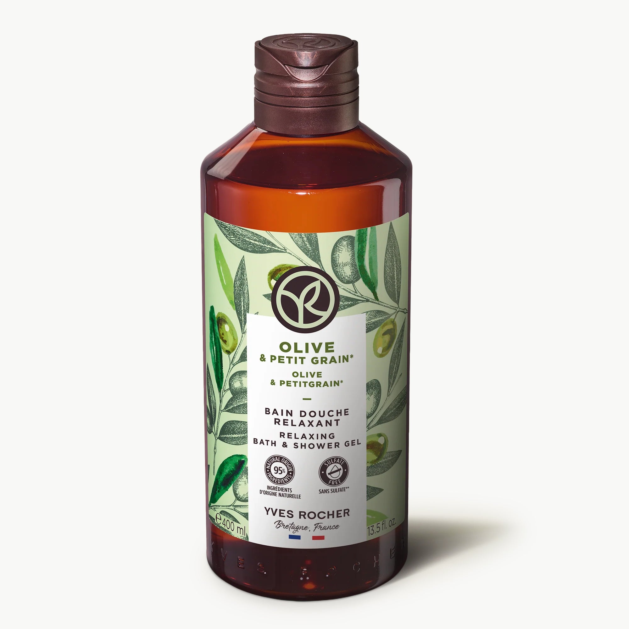 Olive & Petitgrain Relaxing Bath & Shower Gel - 400 ml