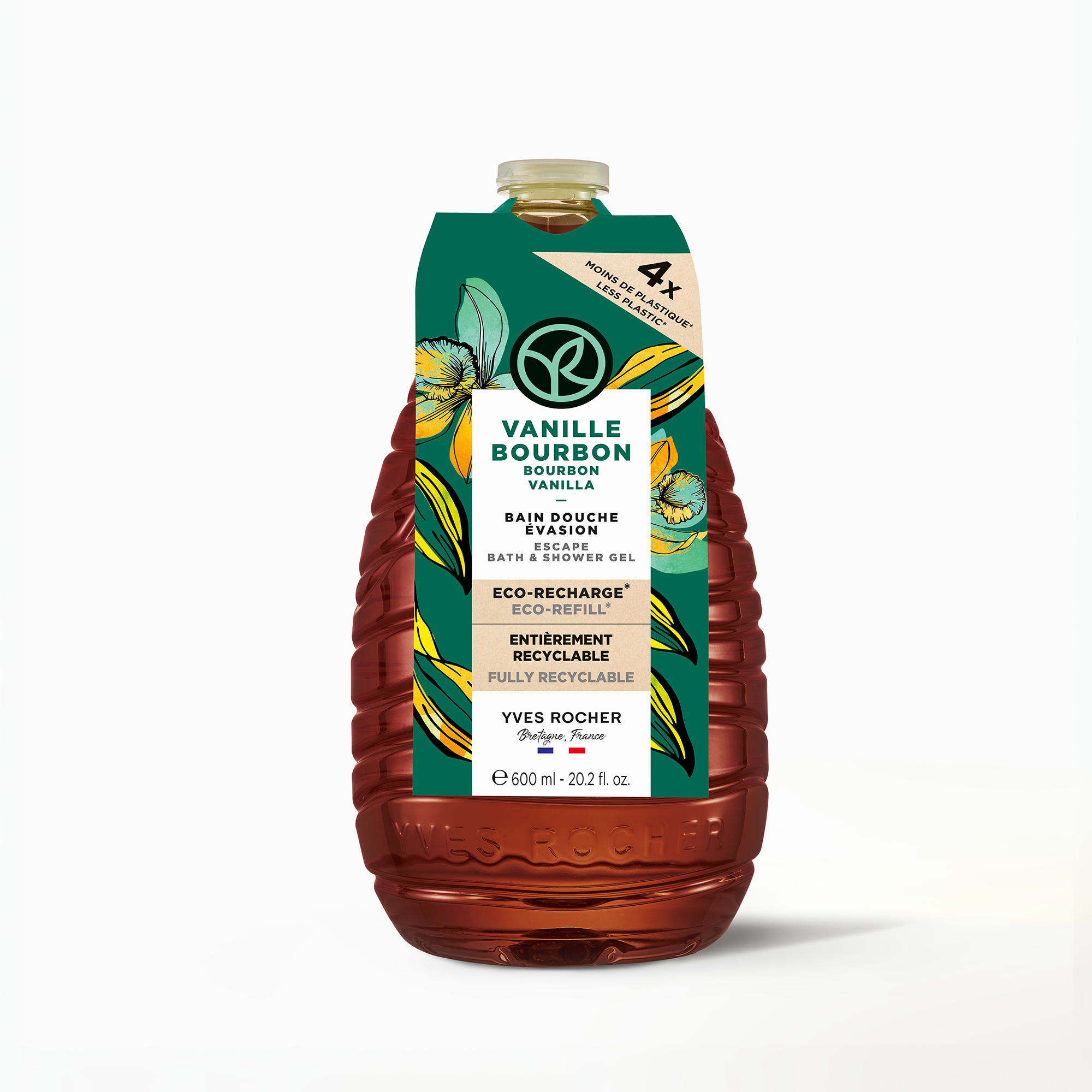 Eco-Refill Bourbon Vanilla Bath & Shower Gel