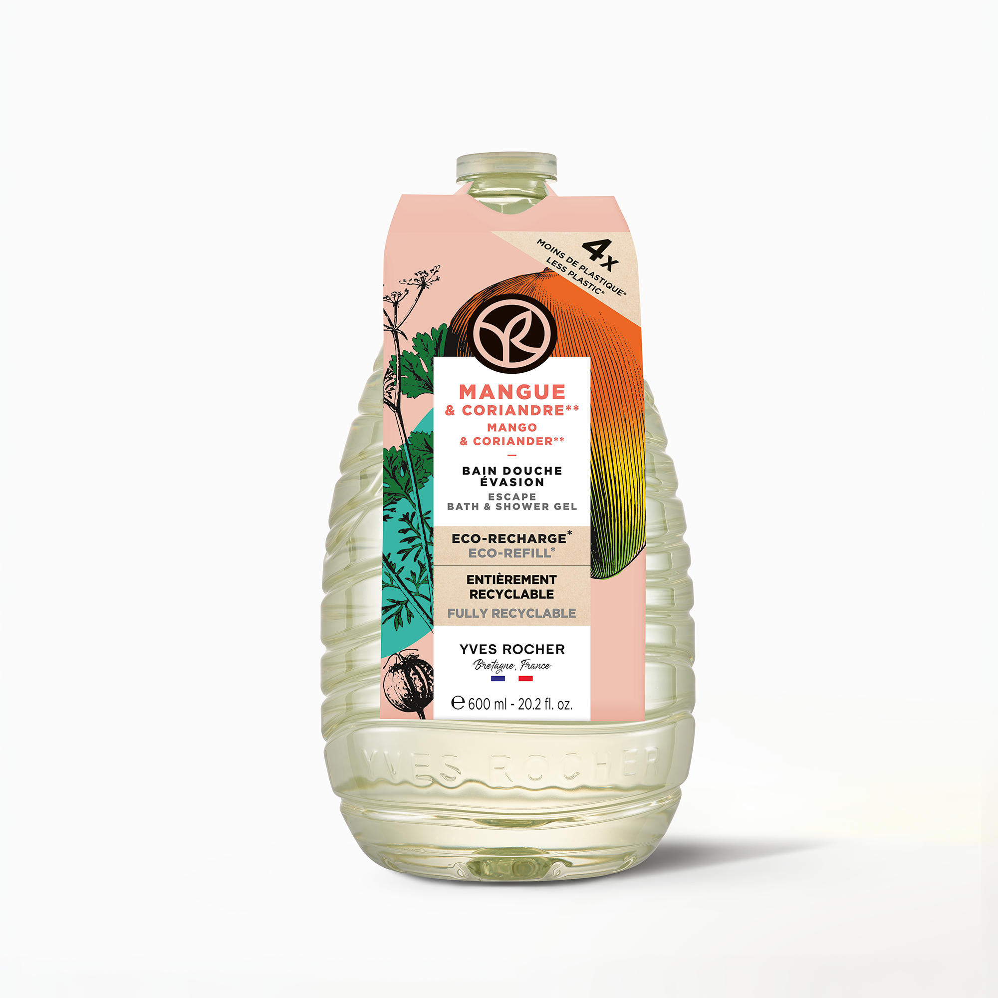 Eco-Refill Mango & Coriander Bath & Shower Gel