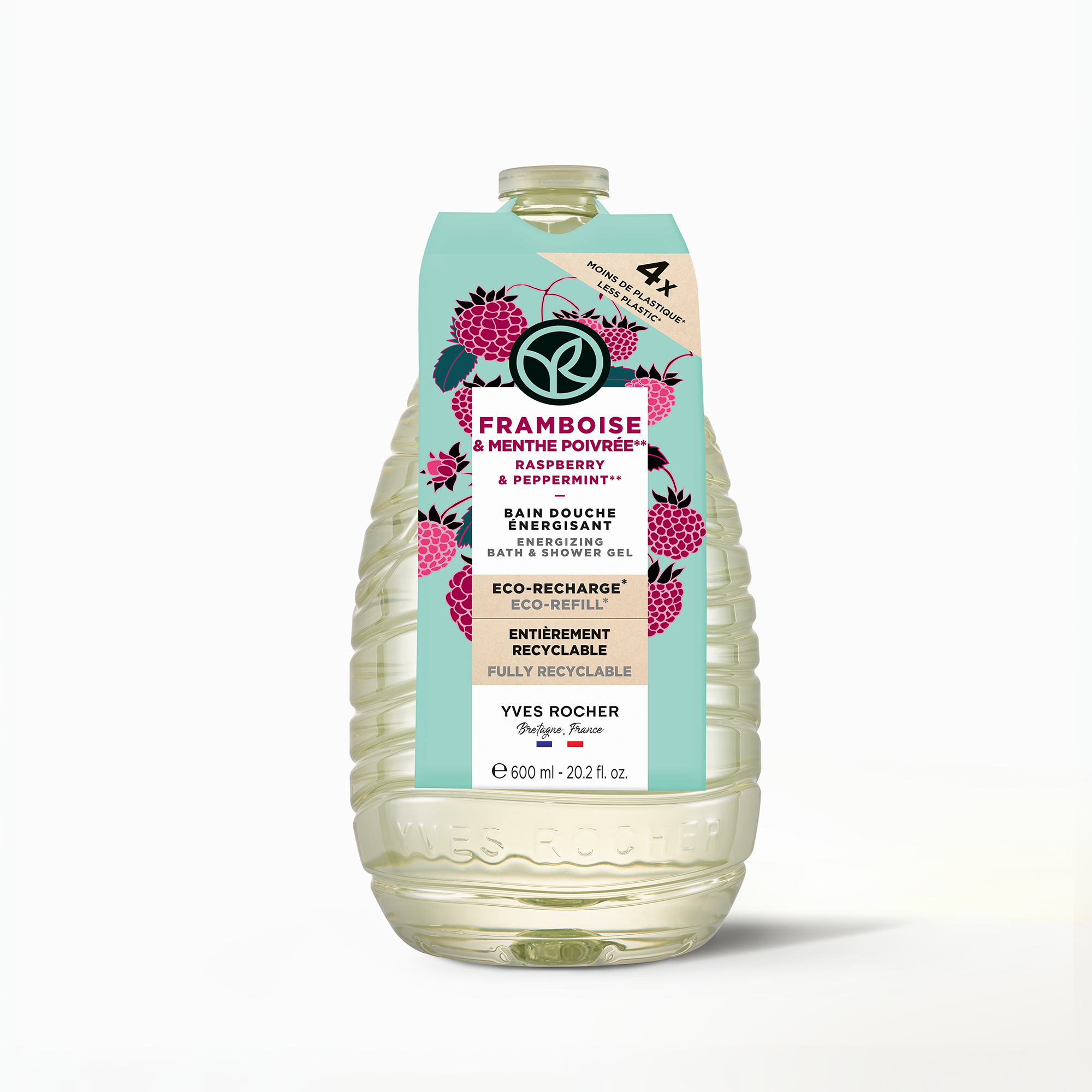 Eco-Refill Raspberry & Peppermint Bath & Shower Gel